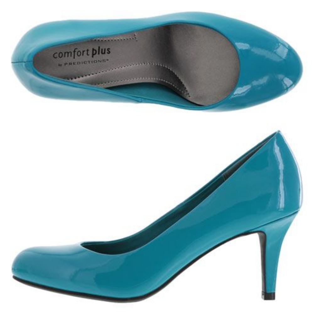 COPY - COPY - Payless Comfortable Turquoise Closed Toe P…